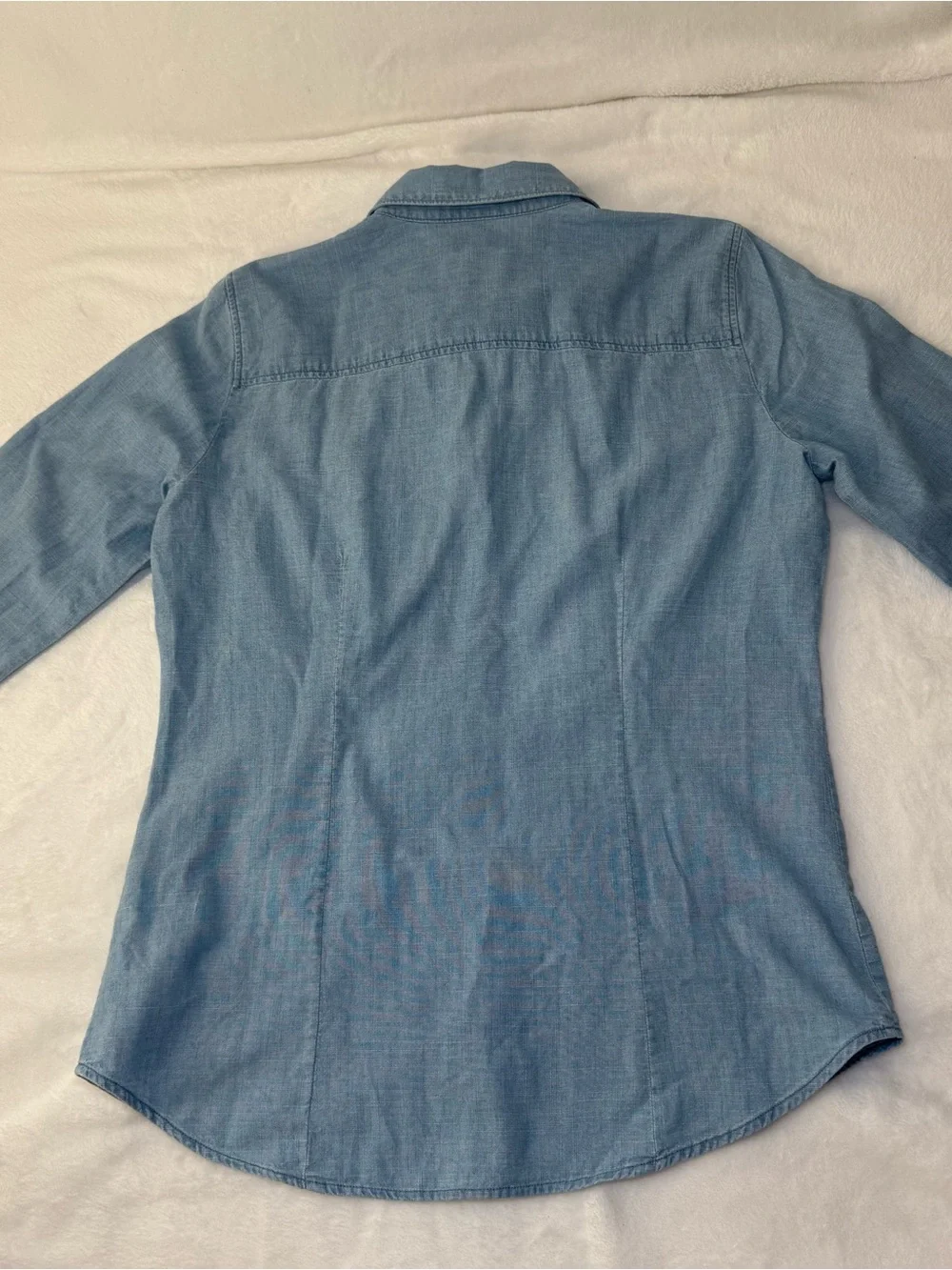 J. Crew Light Blue Chambray Button-Down Shirt